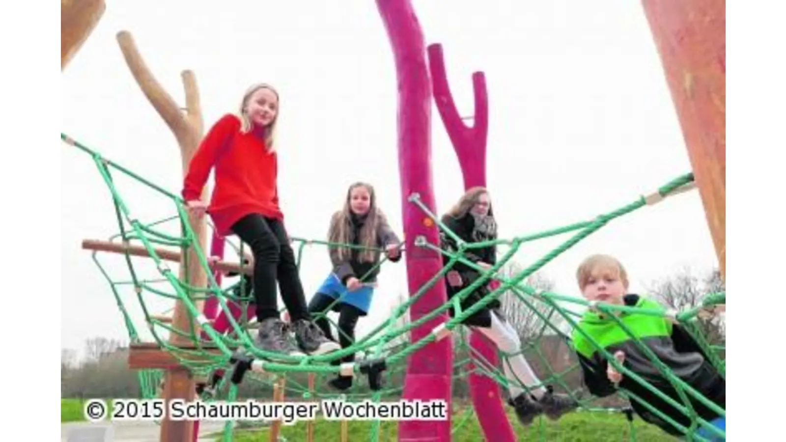 Drei Meter hoch Spaß auf dem Schulhof (Foto: red)