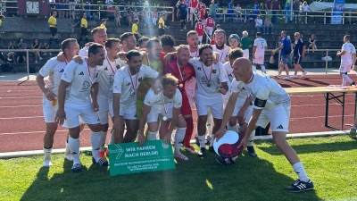Norddeutscher Meister: Die Ü32 des 1.FC Wunstorf. (Foto: privat)