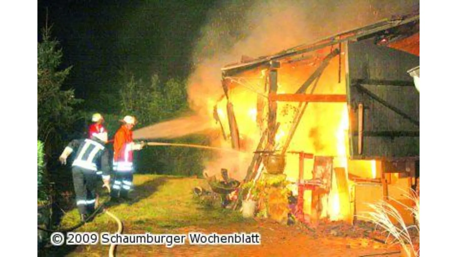 Nächtlicher Großeinsatz in Borstel (Foto: tt)