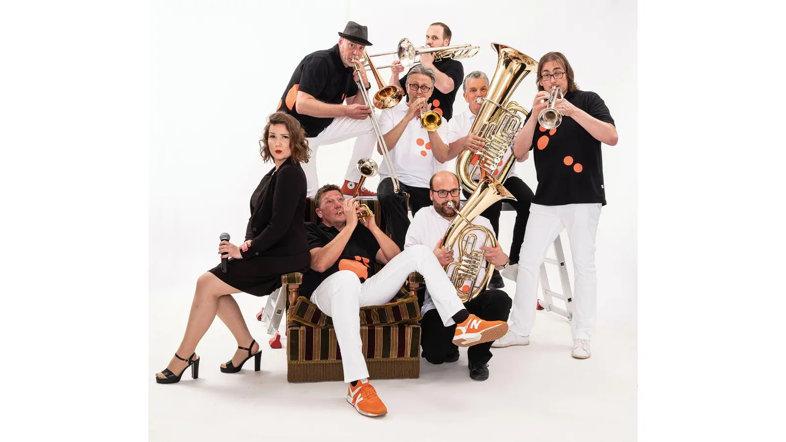 Die Gruppe „Kota Brass“. (Foto: M. Finger)