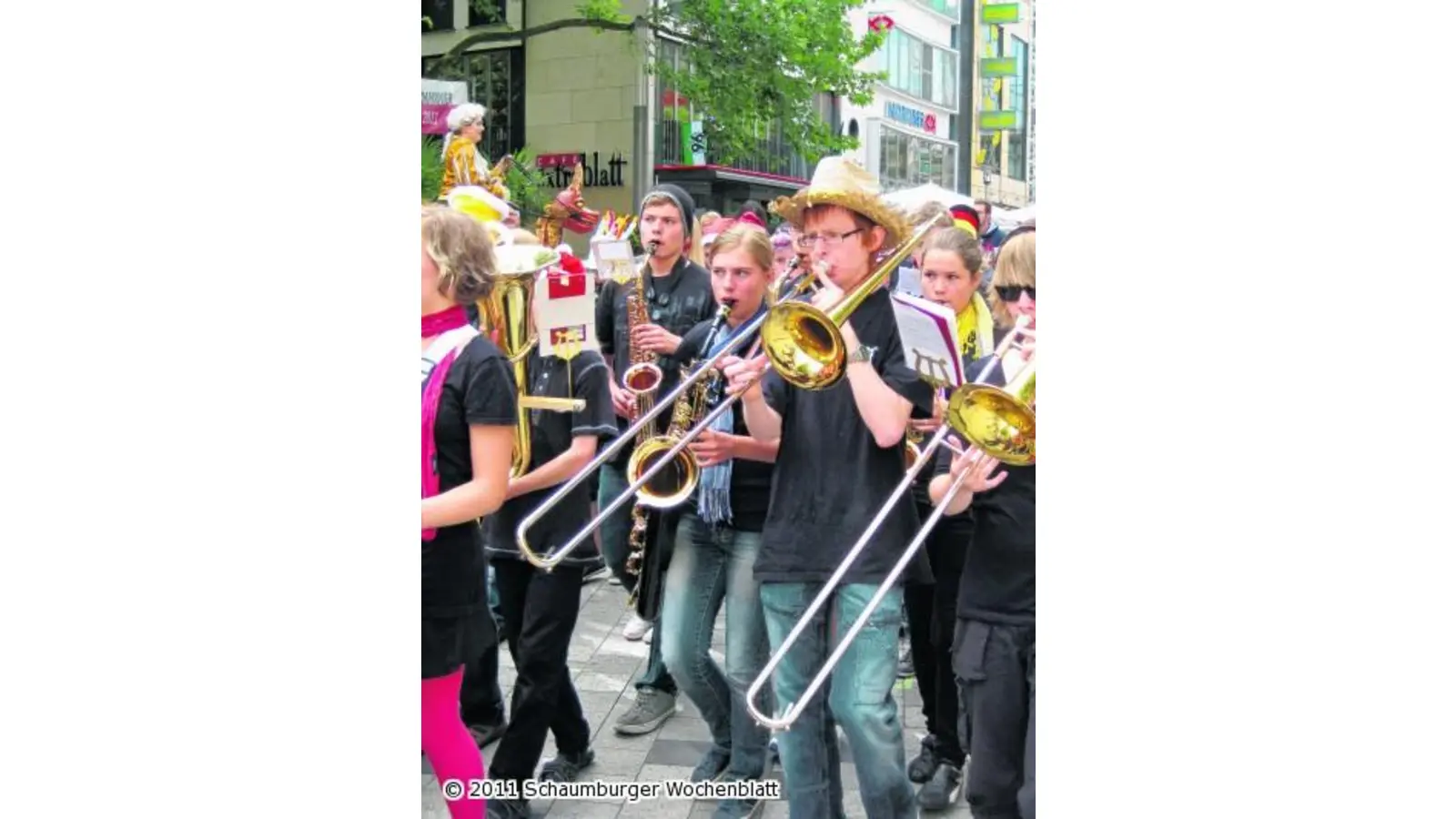 Große Kulisse für junge Musiker (Foto: red)
