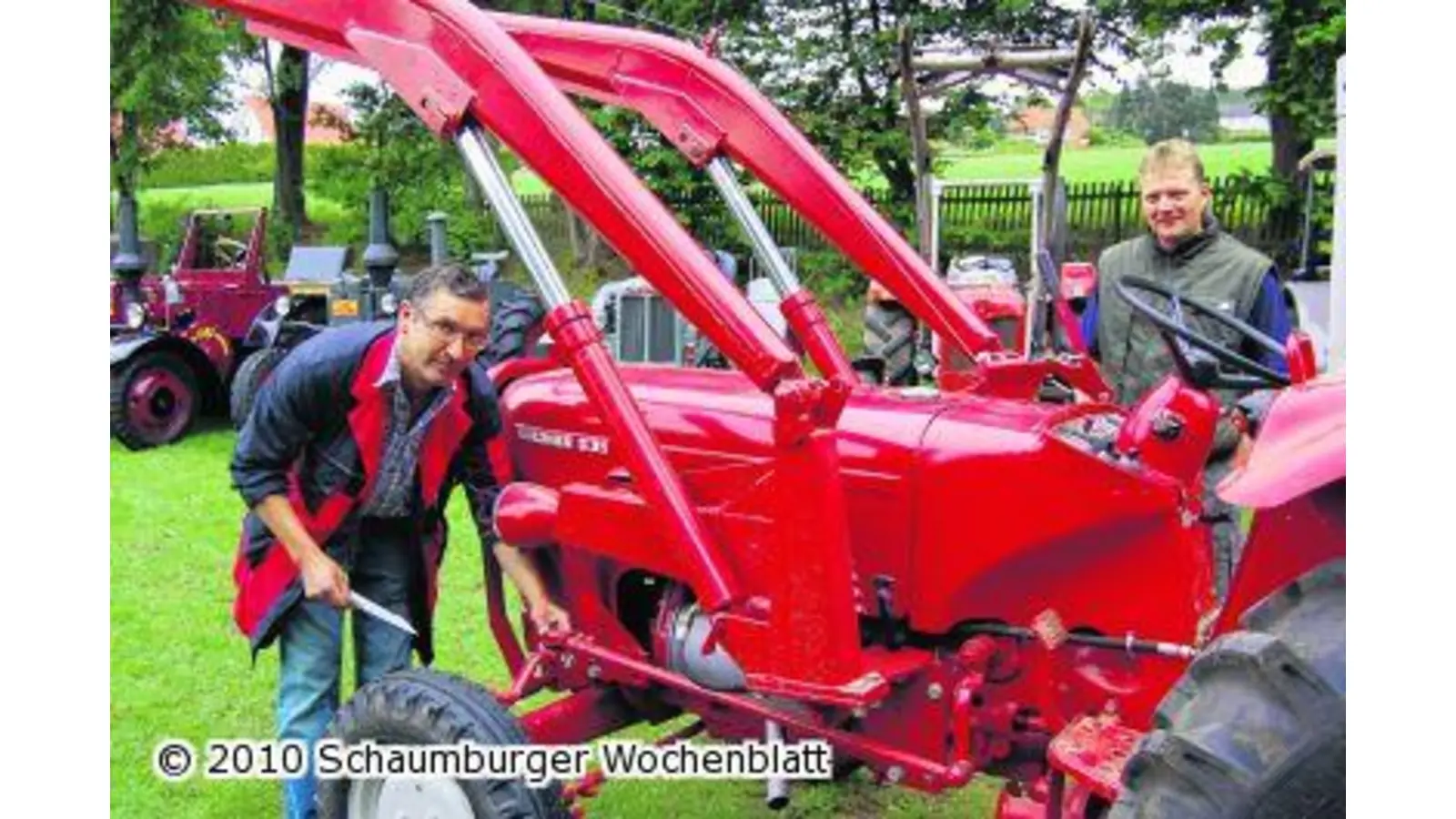 Alttraktoren zum Bewundern (Foto: ste)