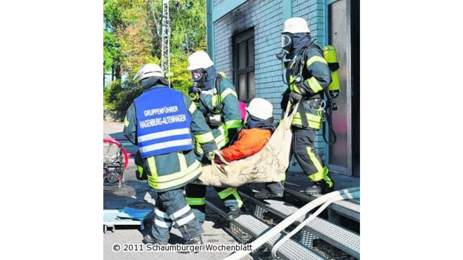 Die Feuerwehr übt im Celler Brandhaus (Foto: red)