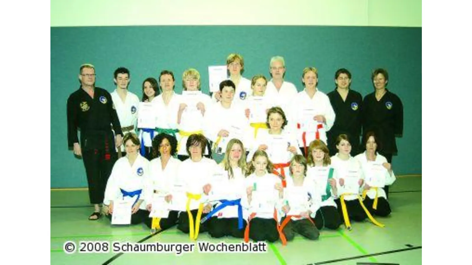 Kira Wehage ist bei den Gürtelprüfungen die Beste (Foto: ste)