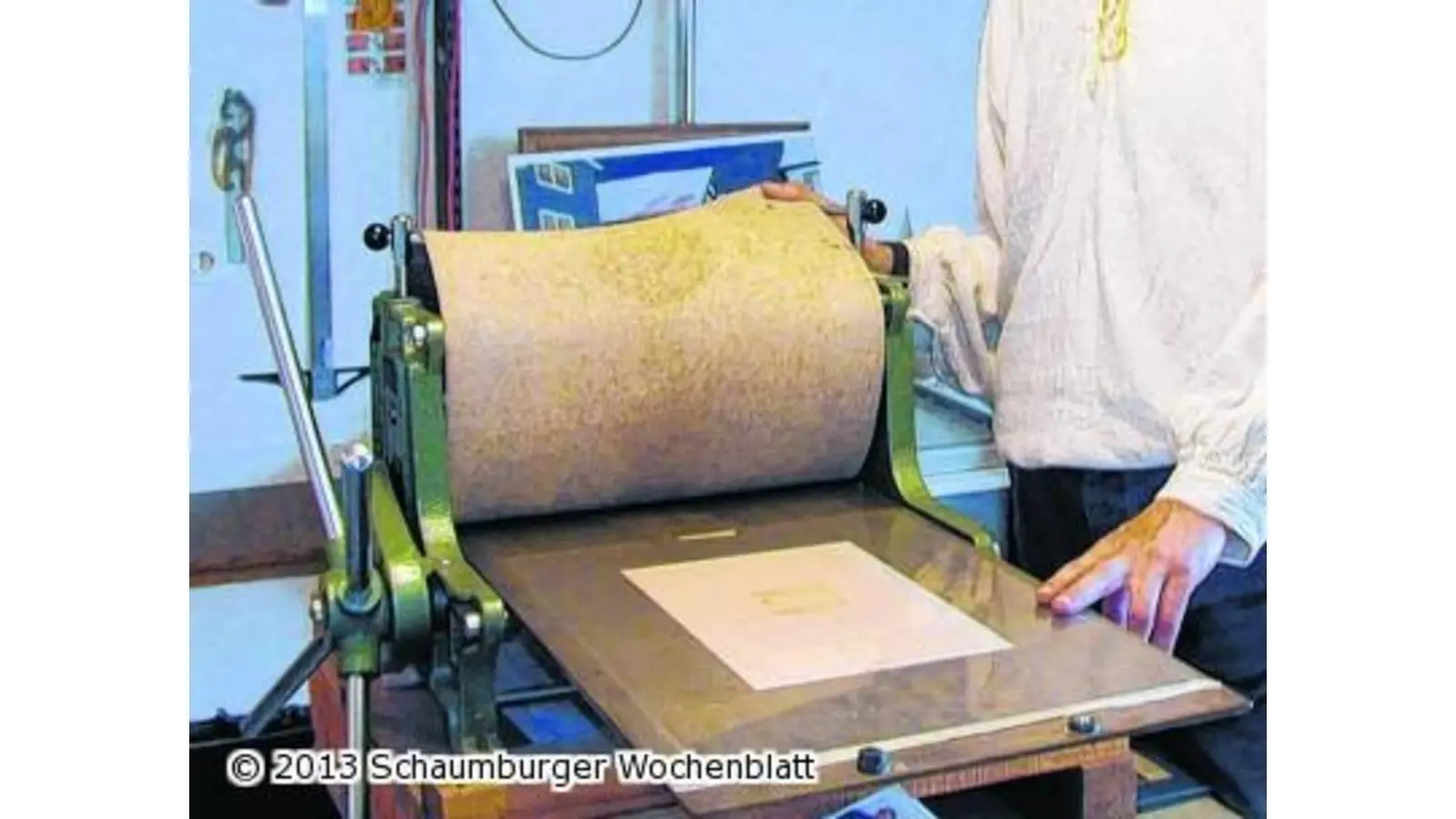 Druckgrafik-Kurs bei der VHS (Foto: km)