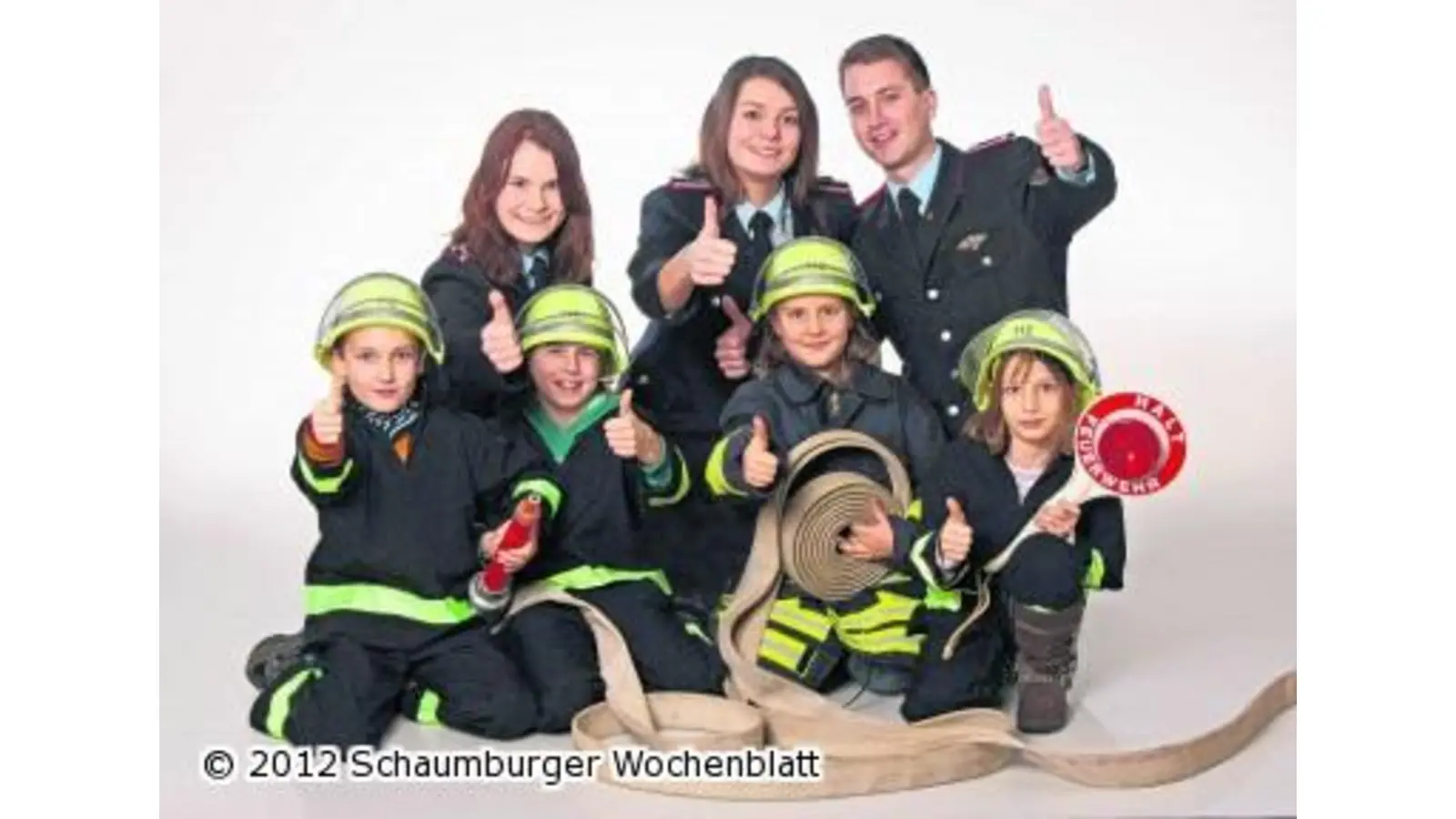 Kleine Feuerwehrleute starten durch (Foto: jo)