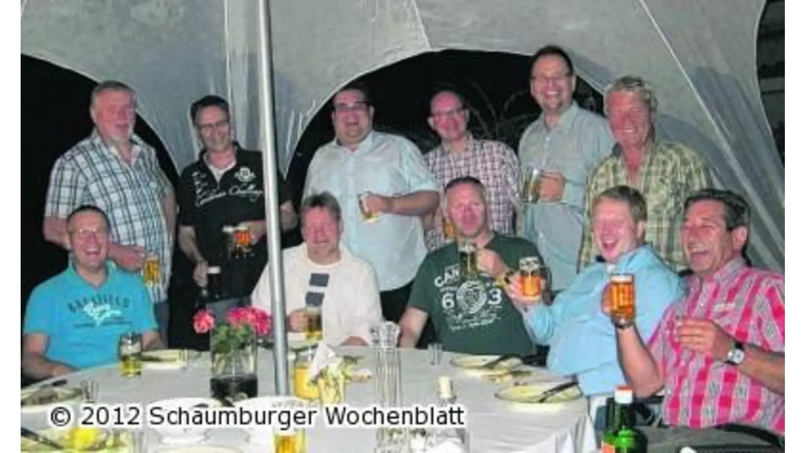 Rottmeister des Jahres 2009 feiern gemeinsam (Foto: wtz)
