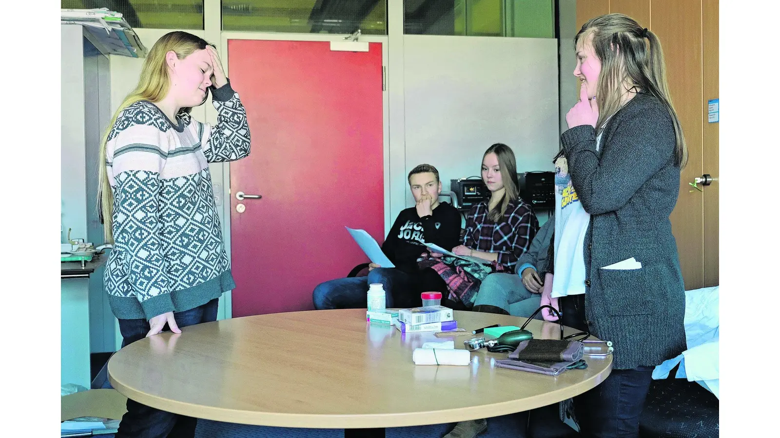 Wenn das Klassenzimmer zur Sprechstunde wird (Foto: jl)