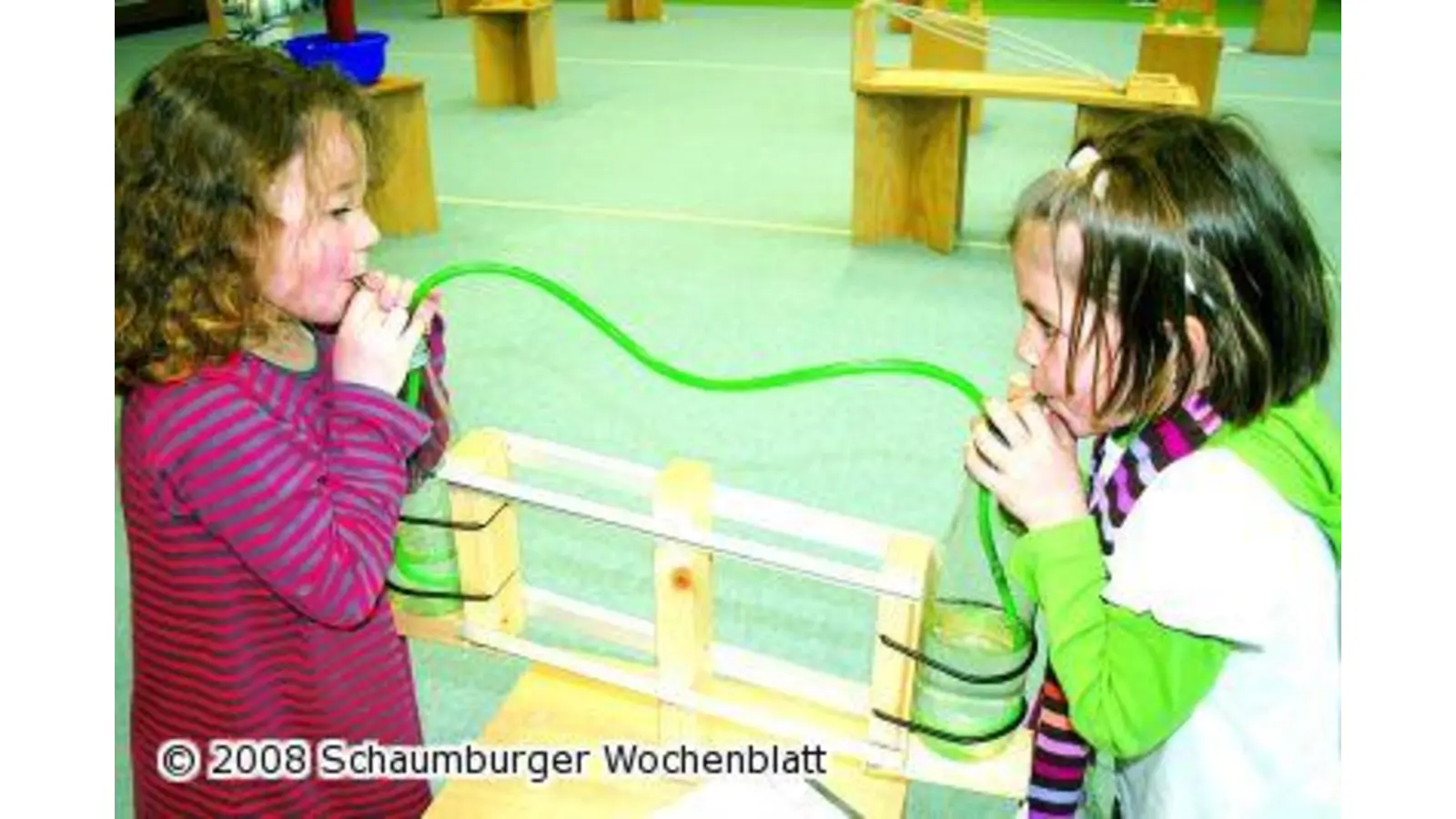 Physik durch den Gummischlauch (Foto: js)