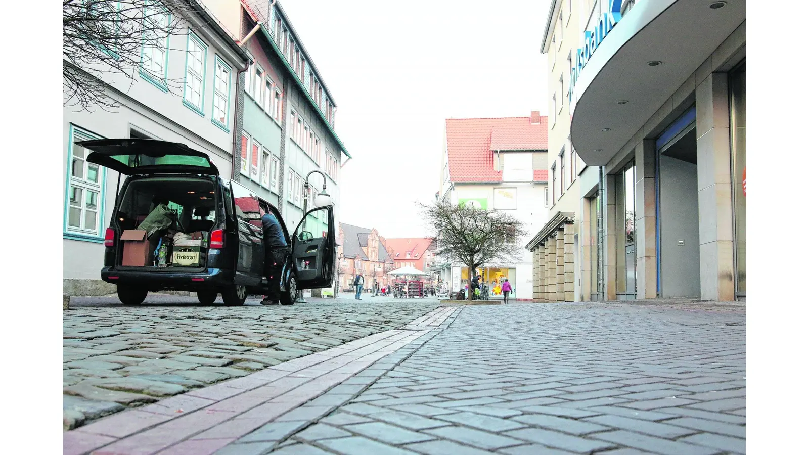 Marktstraße soll gründlich umgestaltet werden (Foto: red)