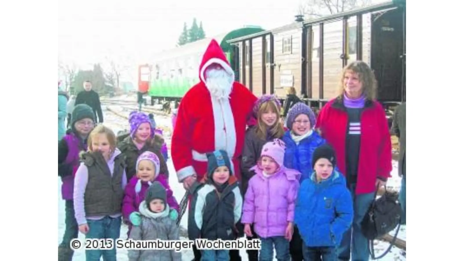 TVE Mini-Handballer treffen den Nikolaus (Foto: em)
