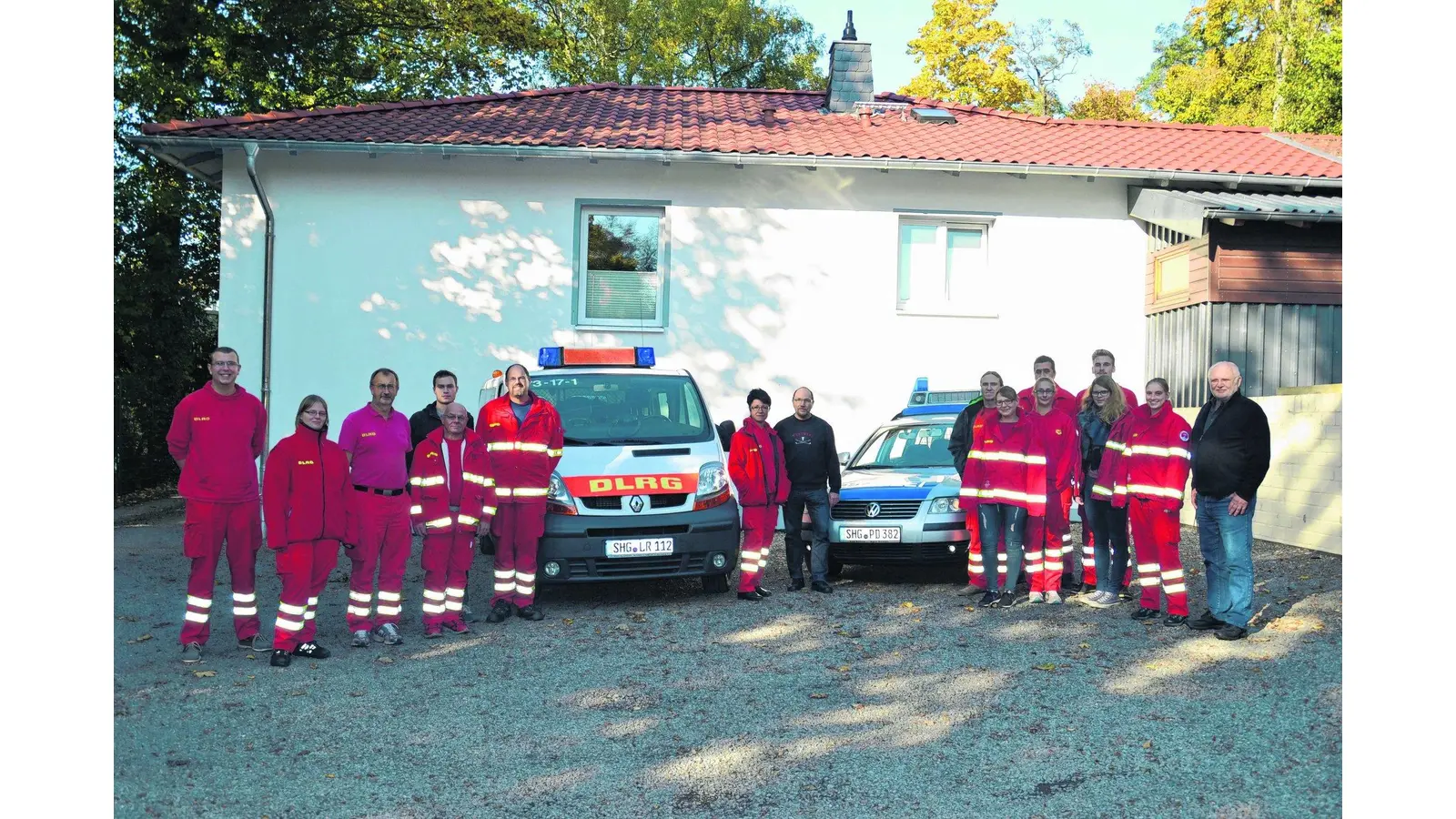 Im Wasser wird fleißig geübt (Foto: red)