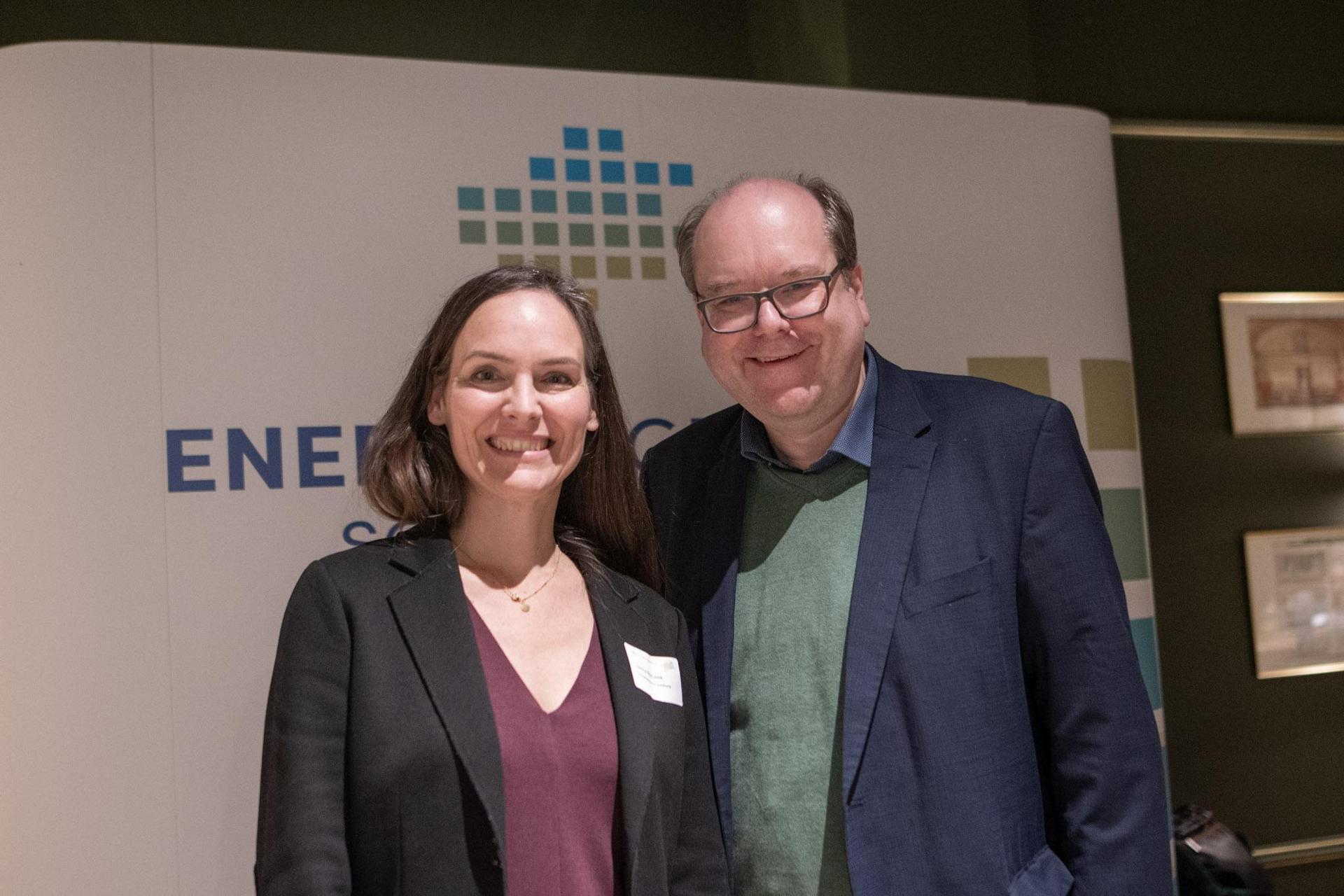 Verena Michalek und Christian Meyer bei der Auftaktveranstaltung. (Foto: nd)