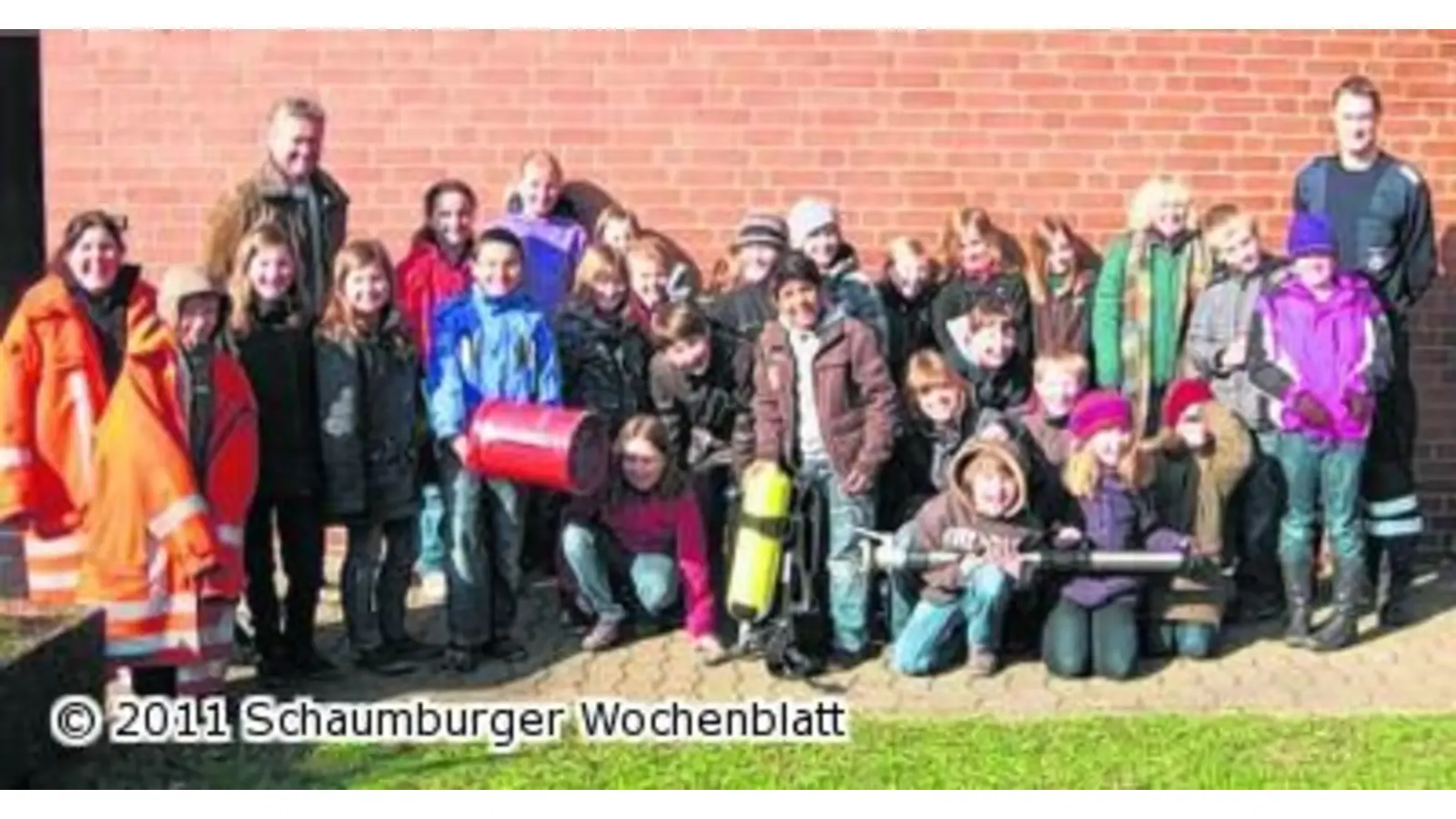 Drittklässler in Lauenhagen setzten Notrufe richtig ab (Foto: wtz)
