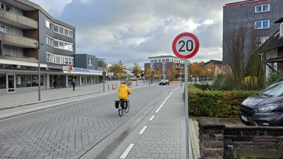 Tempo 20: Am Barnemarkt gilt eine neue Geschwindigkeitsbegrenzung. (Foto: tau)