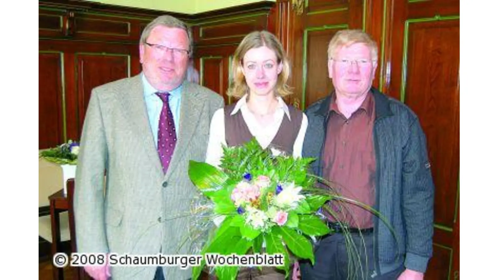 Heinz Kölling und Agnetha Gläß bei der Stadt verabschiedet (Foto: ste)