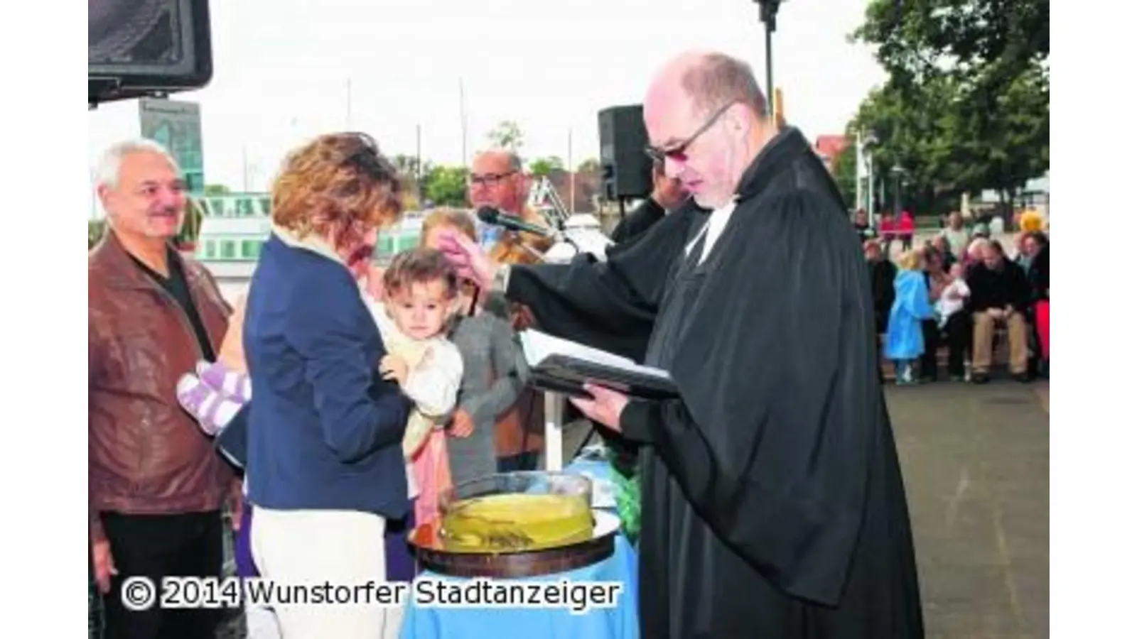 Taufe an einem ganz besonderen Ort (Foto: tau)