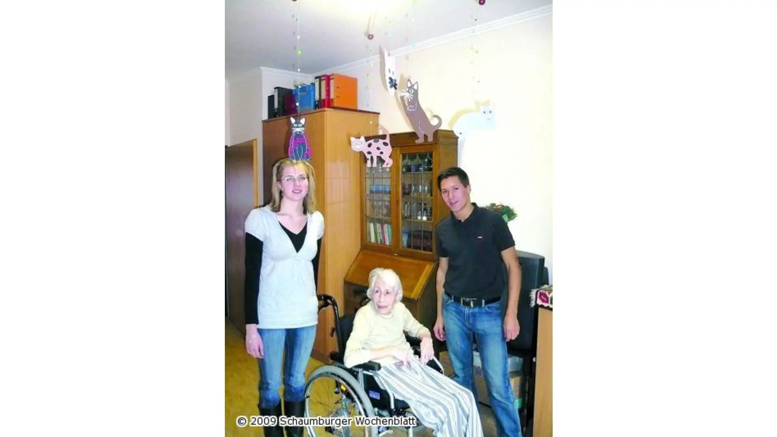 Blindowschüler gestalten Mobile für demente Bewohner (Foto: mk)