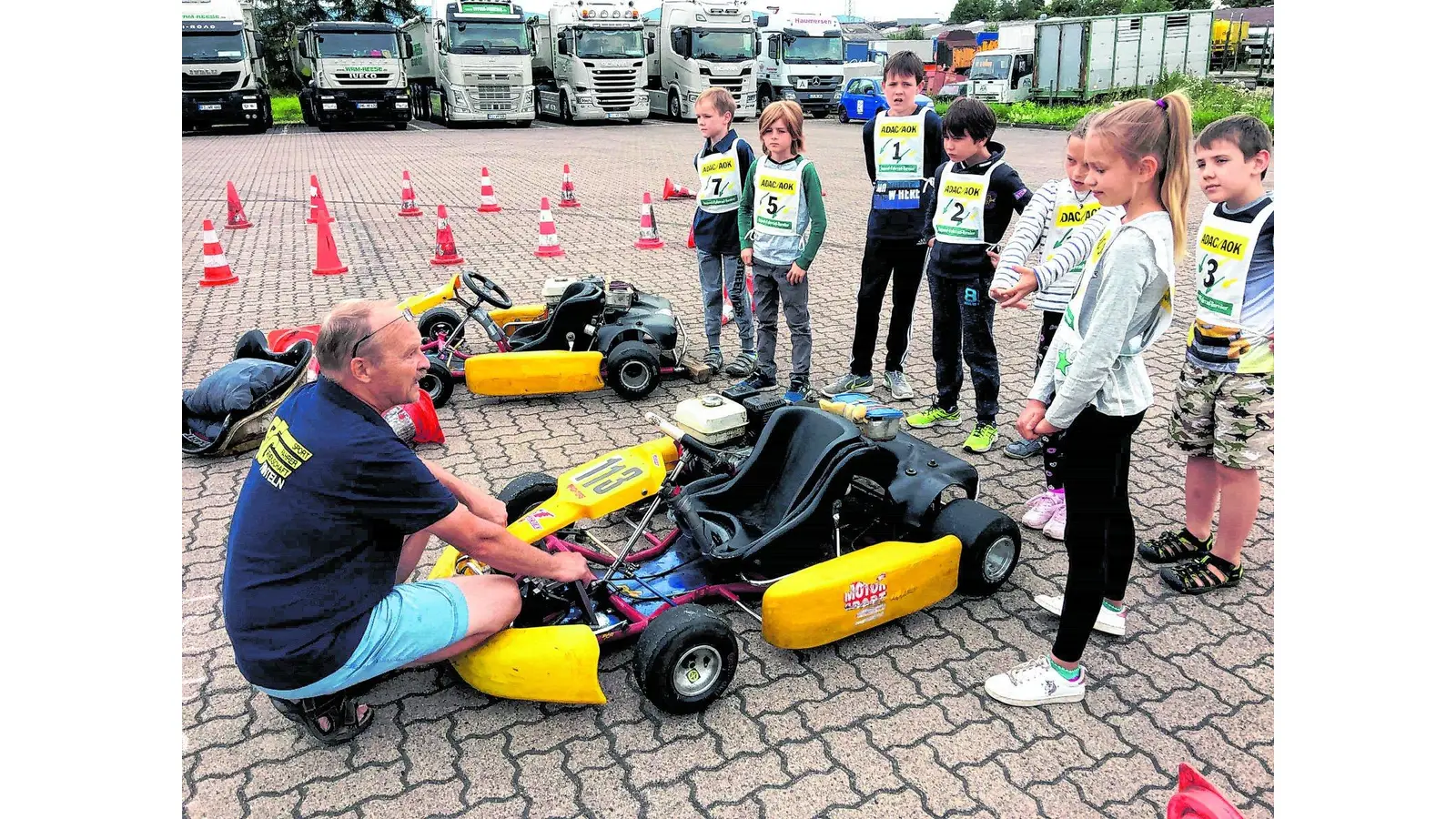 Viele Kids saßen zum ersten Mal am Steuer (Foto: km)