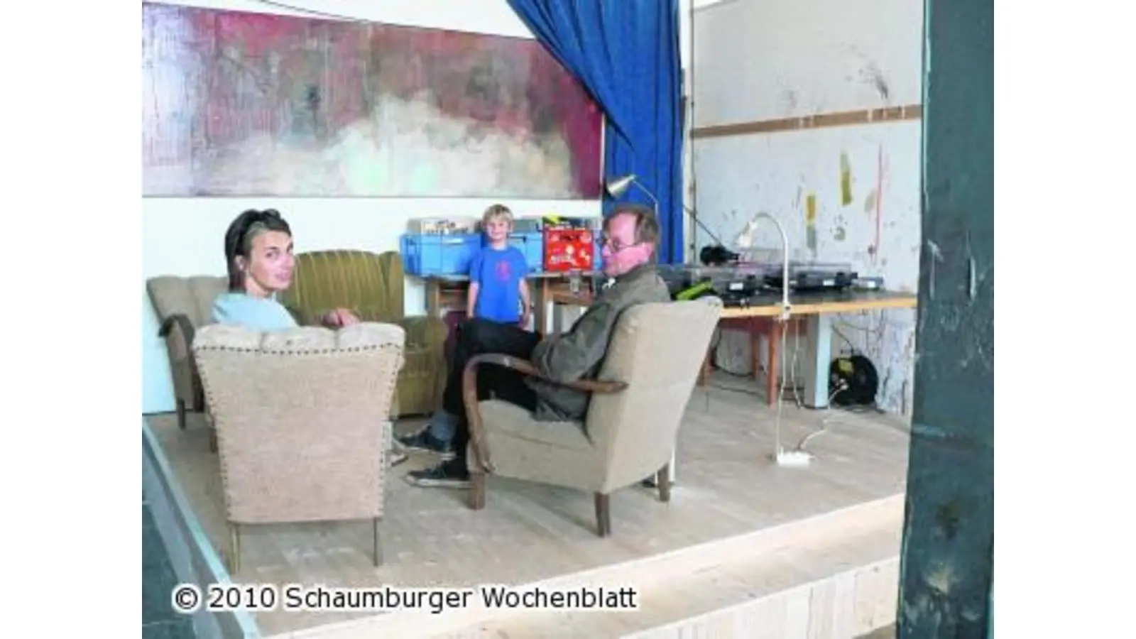 Musik ertönt zwischen Malerei (Foto: al)