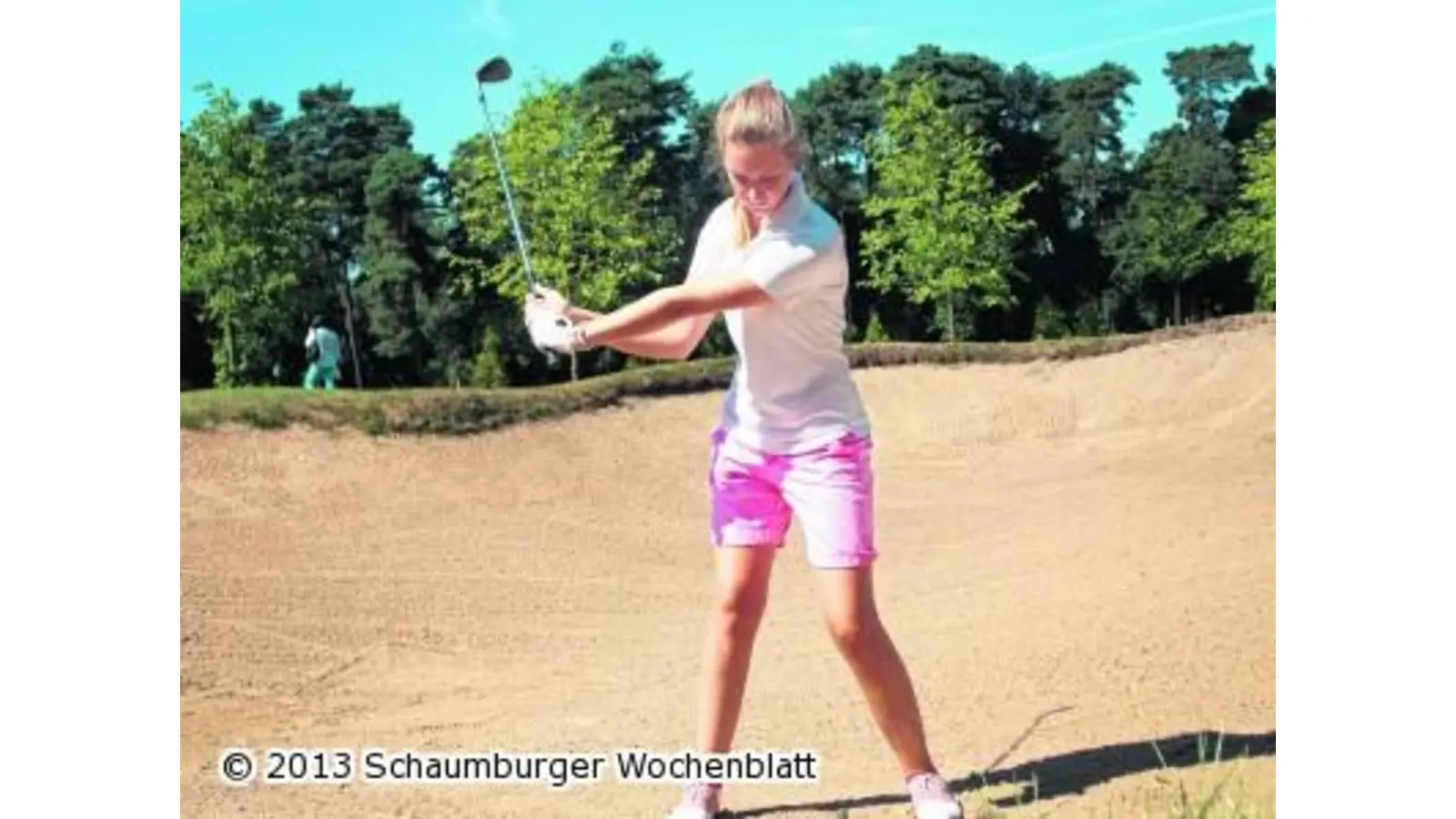 Luisa liebt und lebt den Golfsport (Foto: red)