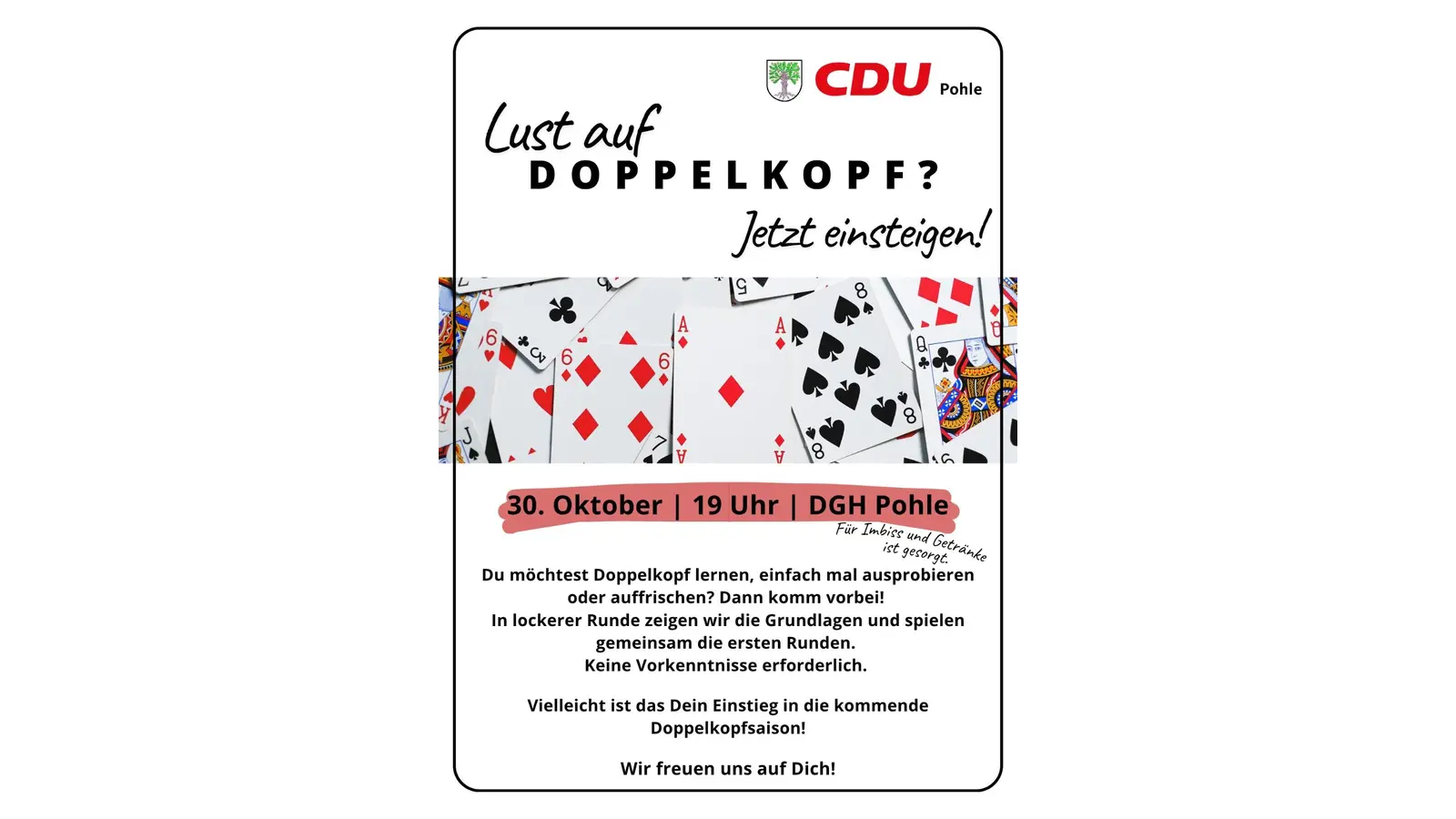 Es wird Doppelkopf gespielt. (Foto: privat)