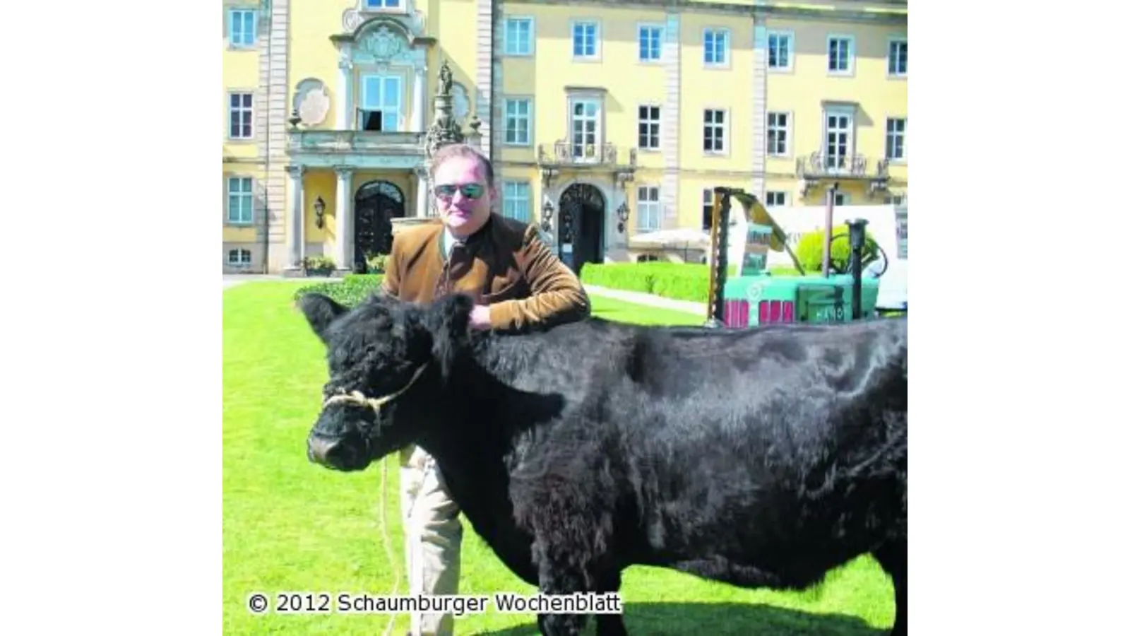 Landwirtschaft pur auf dem Schloss (Foto: hb)