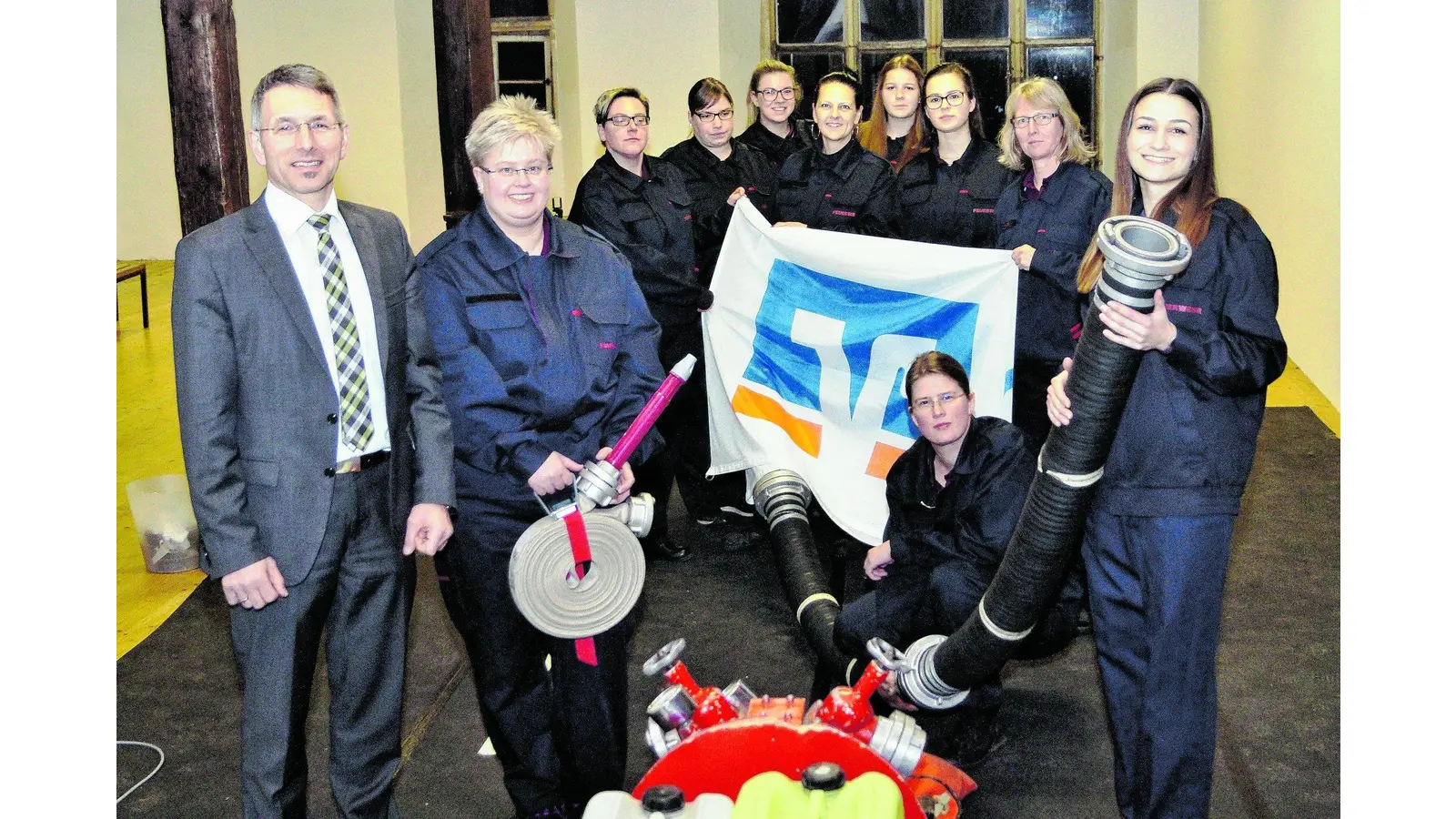 Blaue Frauenpower aus dem Klosterdorf (Foto: red)