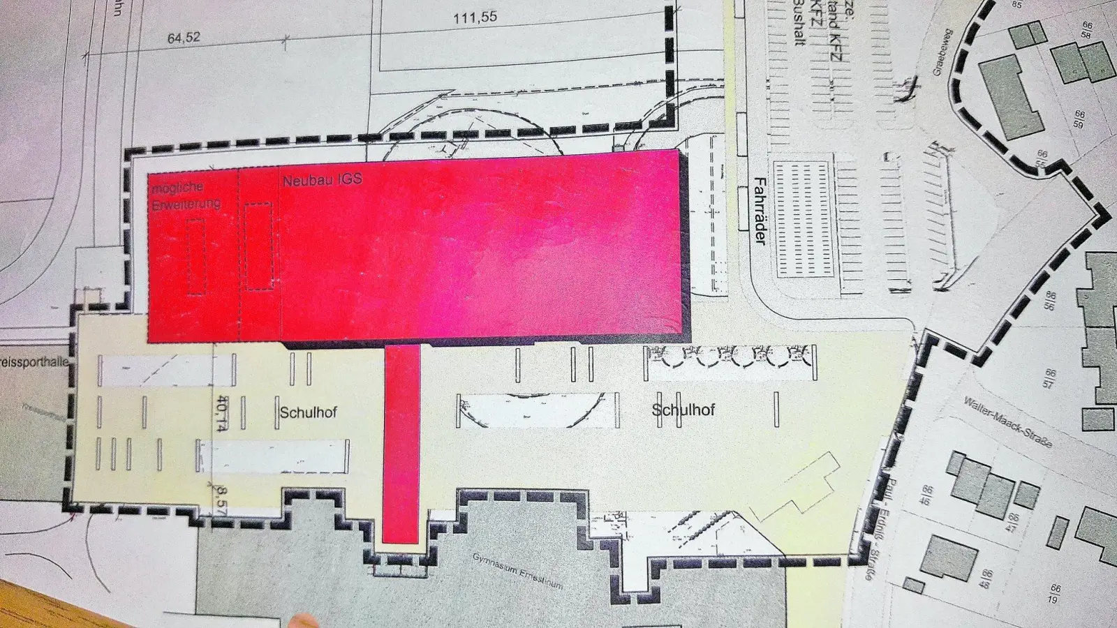 B-Planänderung für IGS-Neubau abgesetzt (Foto: red)