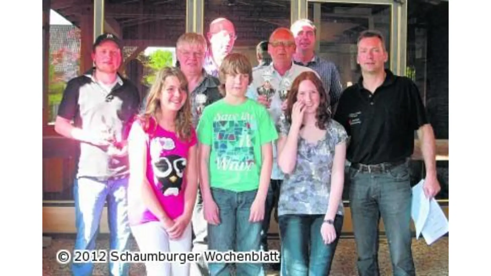 Wählergemeinschaft gewinnt Pokal (Foto: wtz)