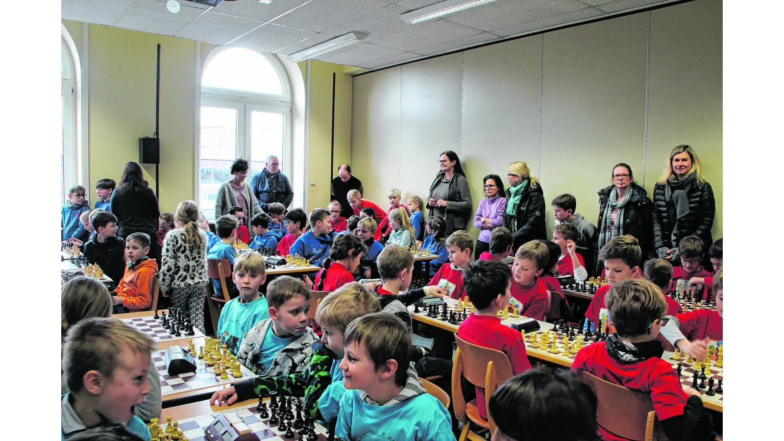 Von den Schülern matt gesetzt (Foto: nh)