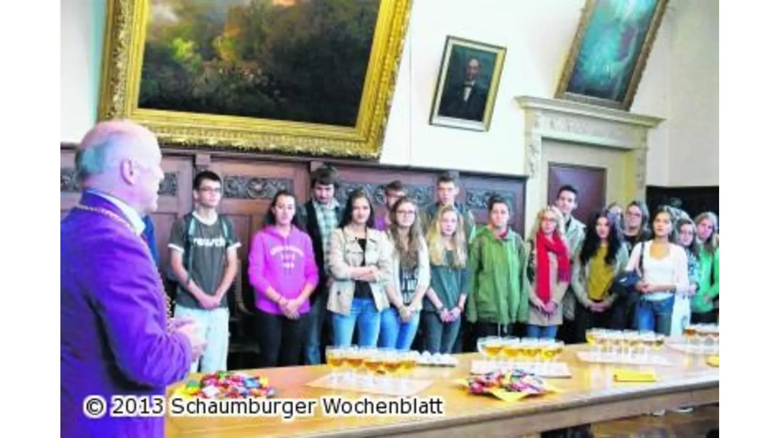 Stadt empfängt Jugendchor aus der Schweiz (Foto: hb)