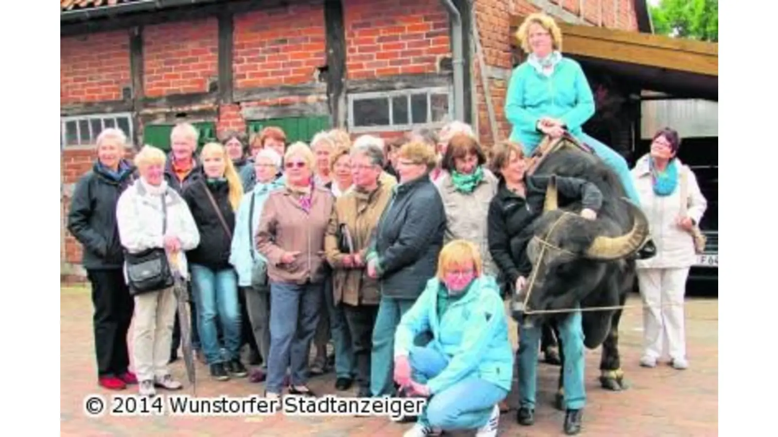 Fahrt zum Wasserbüffelhof (Foto: gi)