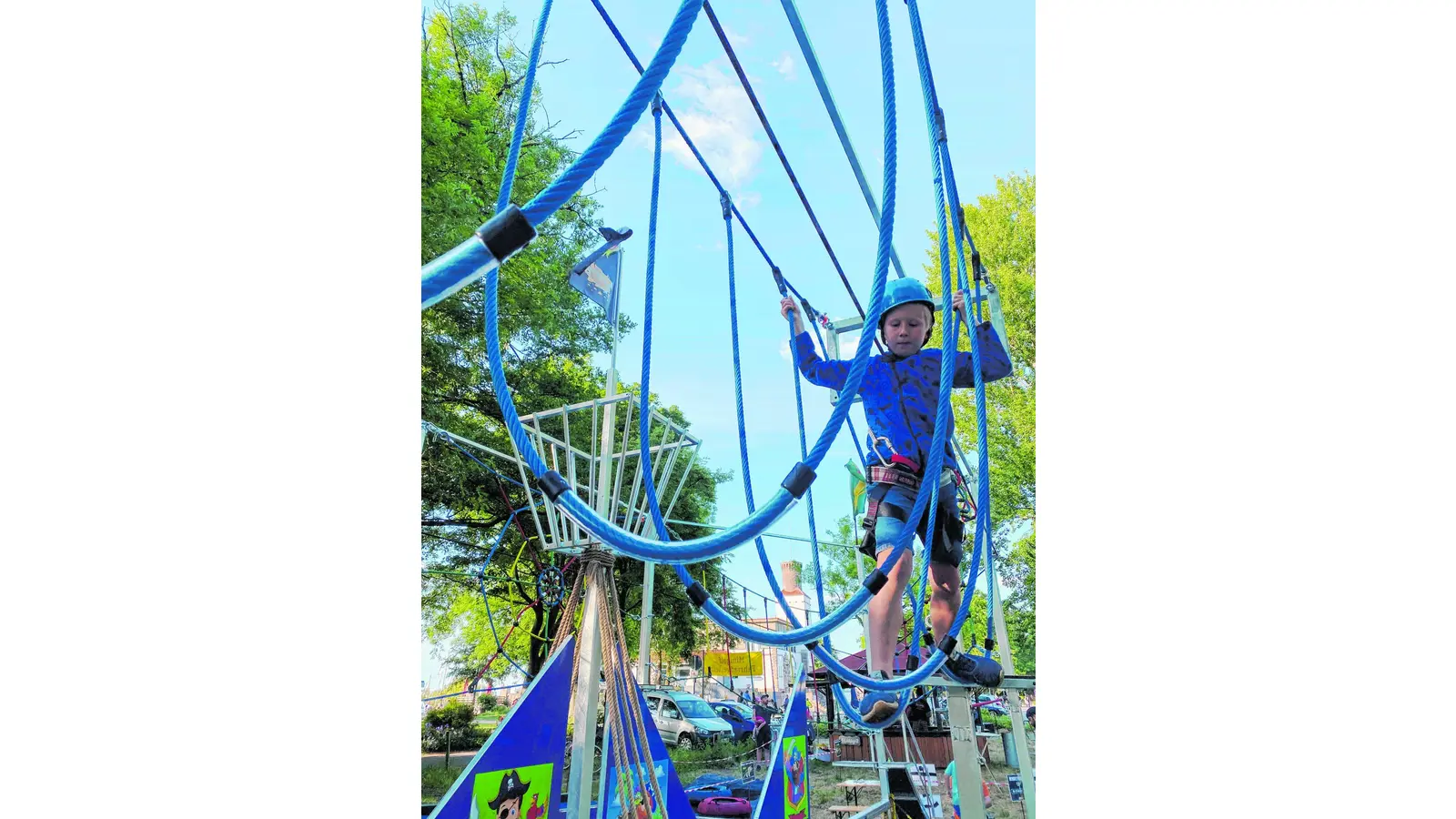 Freizeitpark für Kinder eingerichtet (Foto: red)