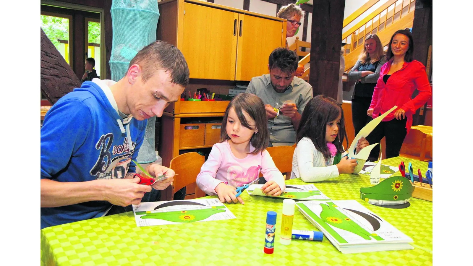 Kita-Kinder üben schon für den Schulweg (Foto: red)