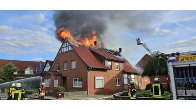 Der Küchenbrand bereitet sich rasch aus.  (Foto: Feuerwehr)