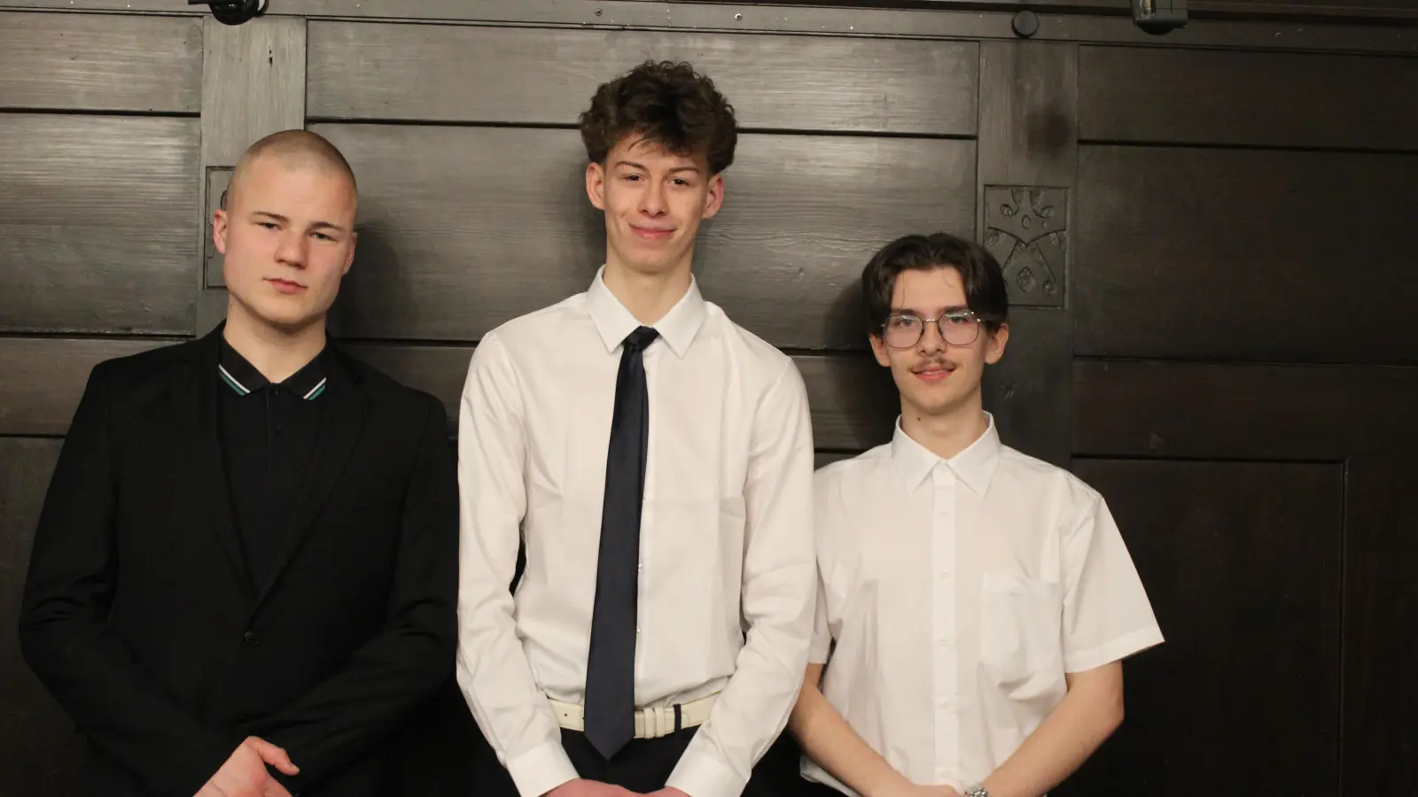Lenken zukünftig das JuPa (v.li.): Pavel Albrecht, Max Twardowski und Finn Scheibe. (Foto: wb)