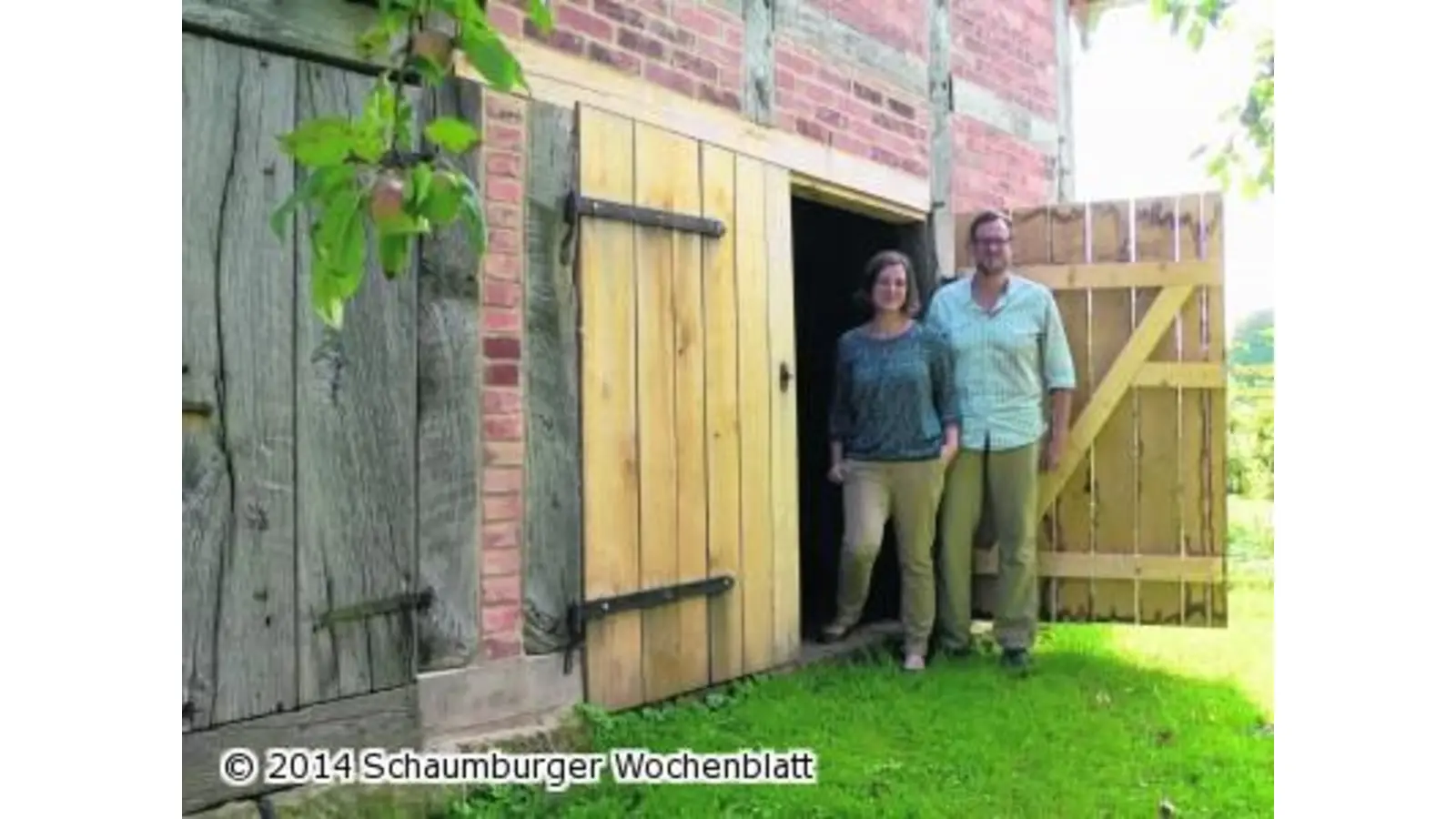 Neue Wände für das Backhaus (Foto: red)