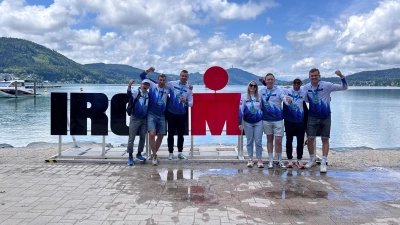 Am schönen Wörthersee in Österreich: Das Team aus Wunstorf. (Foto: privat)