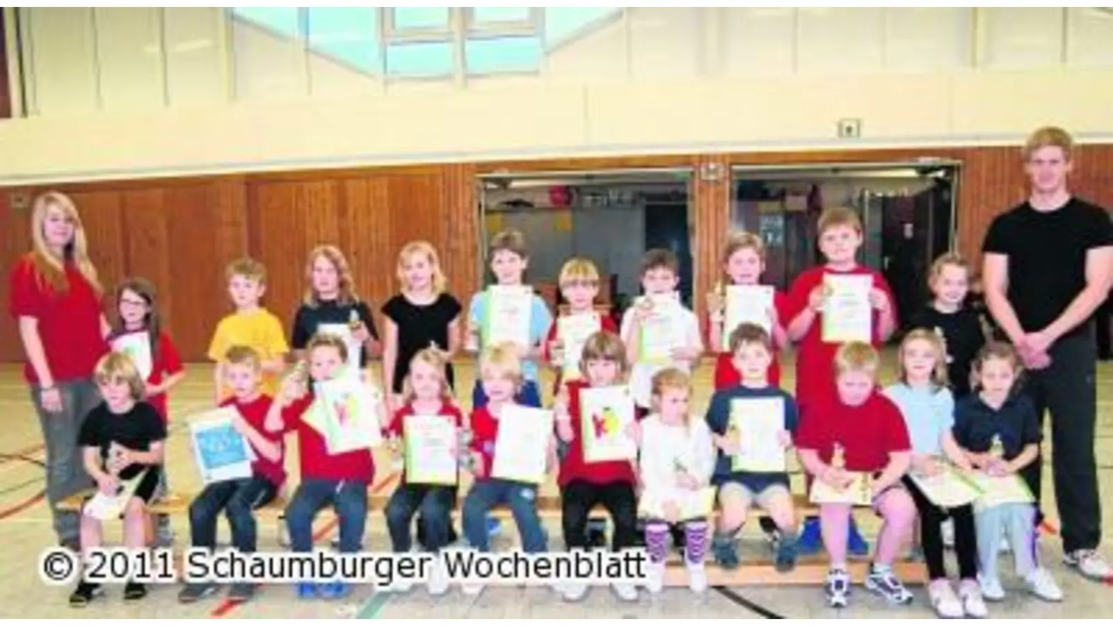 Turnabzeichen für LSV-Kinder (Foto: red)