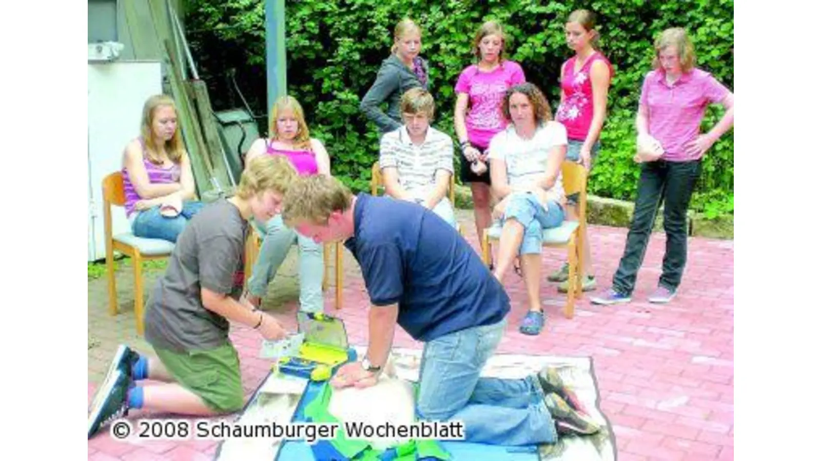AED-Ausbildung in der DLRG (Foto: tt)