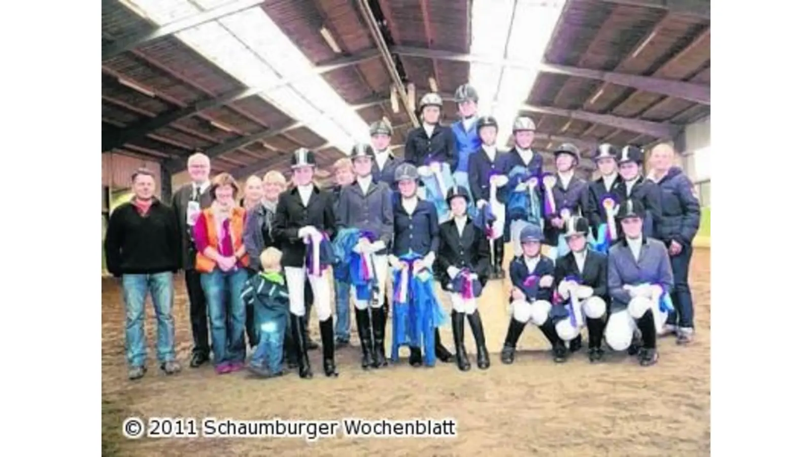 Schaumburger Reiter erreichen beim Hallenturnier viele gute Platzierungen (Foto: bt)