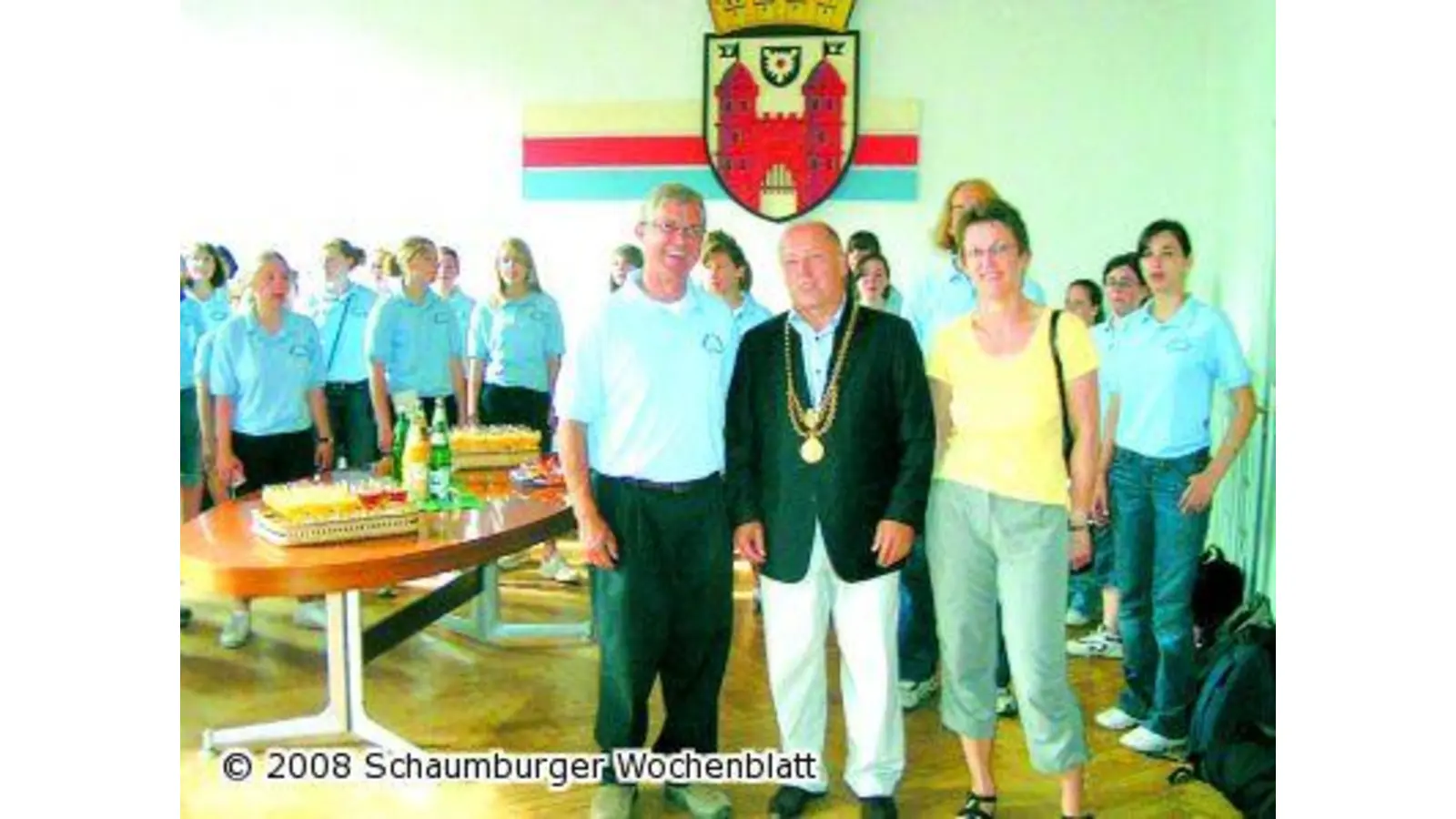 US-Chor singt für Bürgermeister (Foto: red)