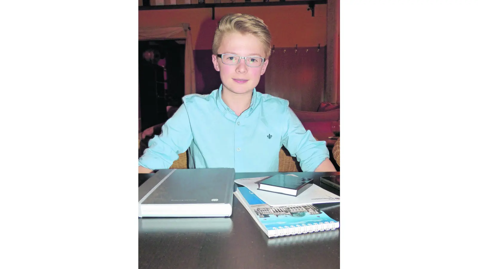 Lukas ist zu Gast im Hohen Haus (Foto: al)