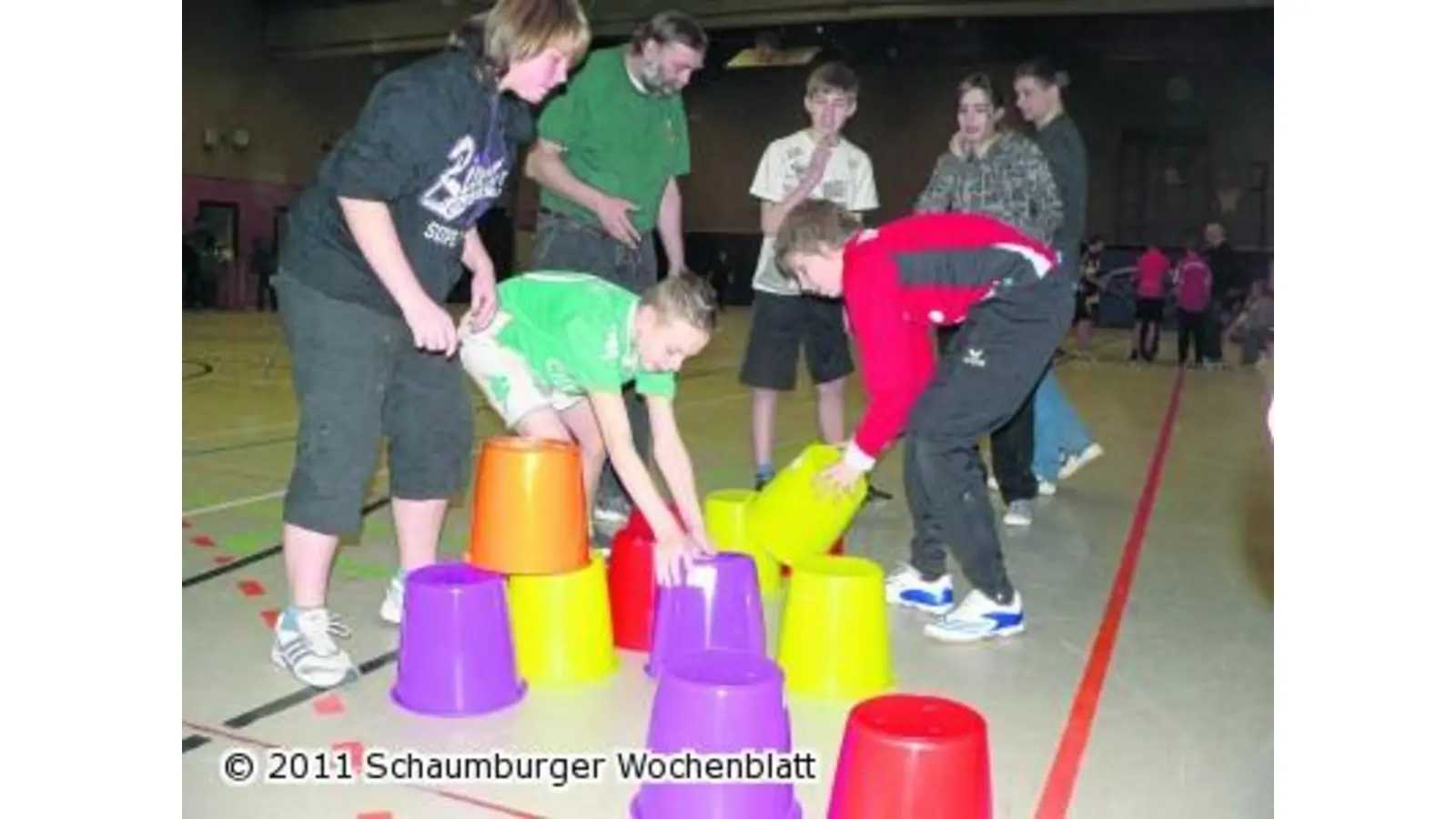Punkte sammeln sich mit Knoten und Papierfliegern (Foto: al)