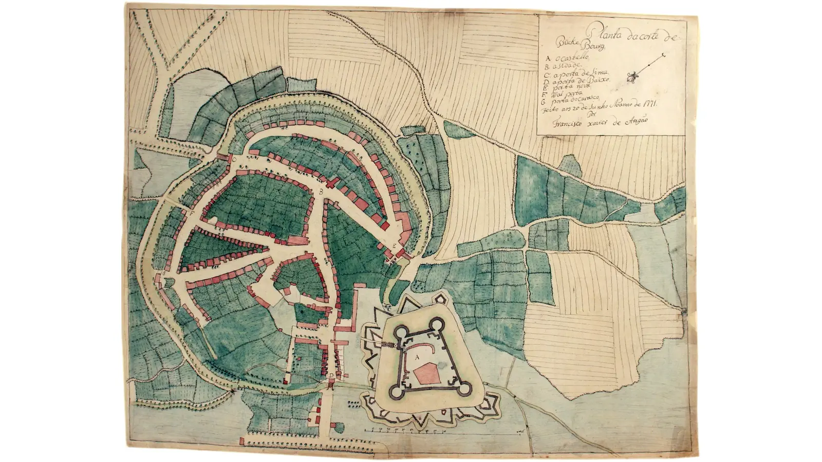 Portugiesische Militärschüler Francisco Aragao, eines der Dokumente, die bei der Führung gezeigt werden. (Foto: privat)