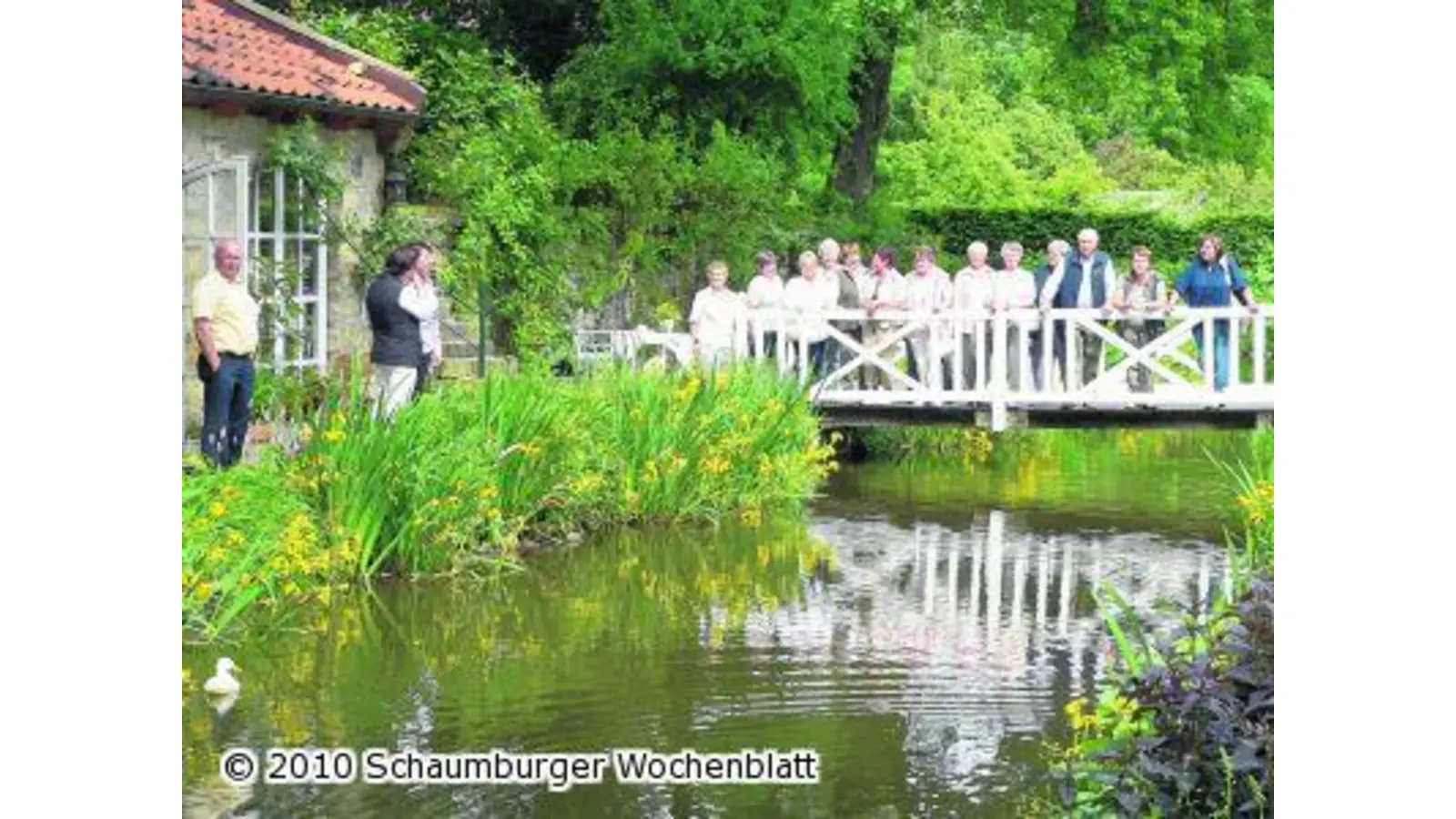 Klönschnack in der Orangerie (Foto: al)