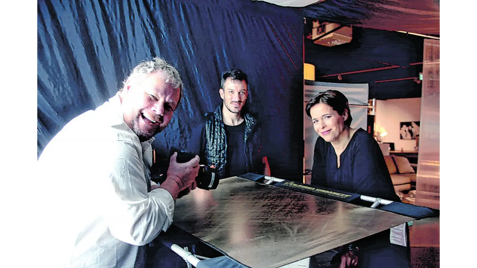 Starfotograf Guido Karp fotografiert in Paul Home Company (Foto: jh)