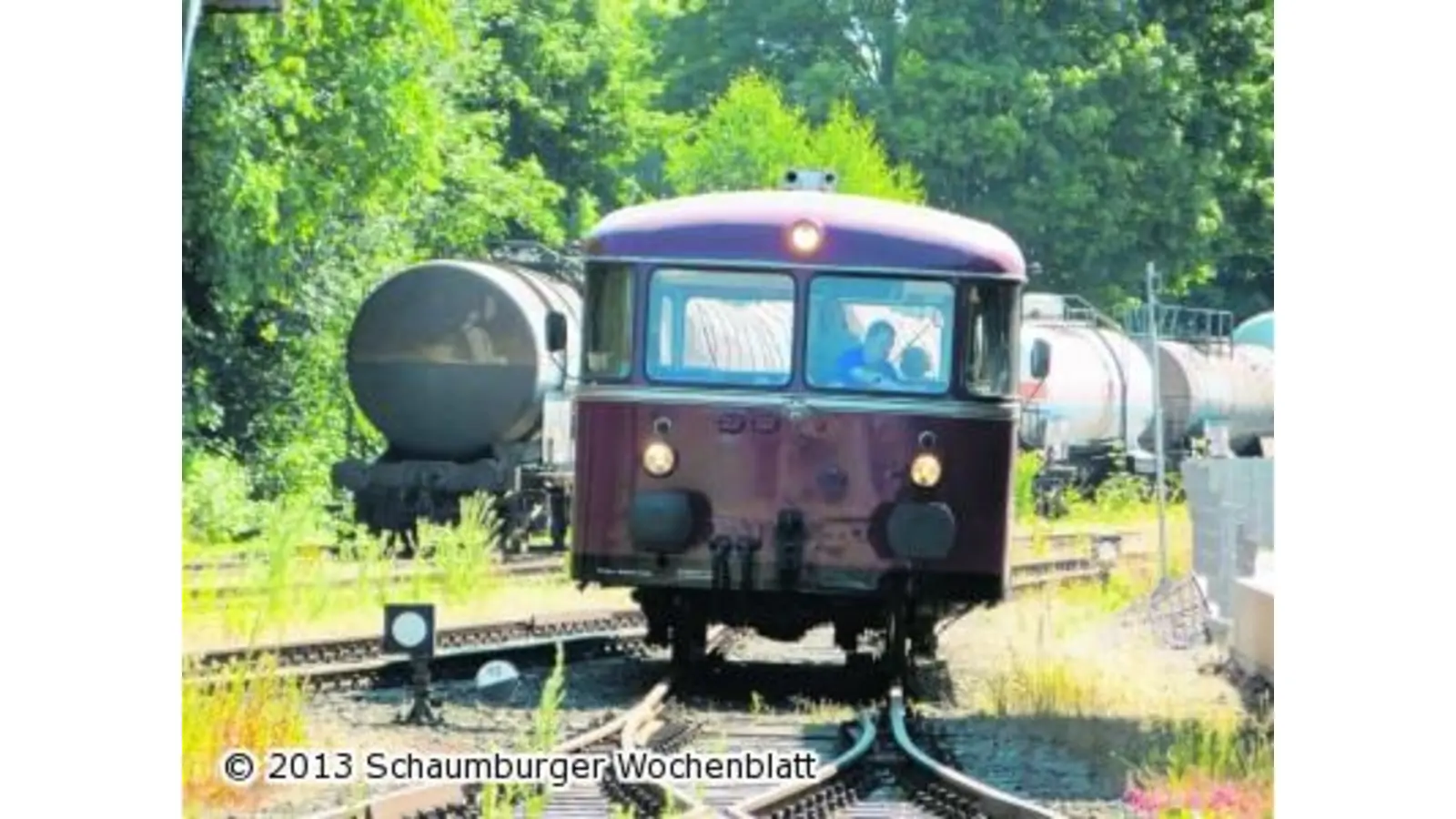 Sonntag startet der Schienenbus (Foto: bb)