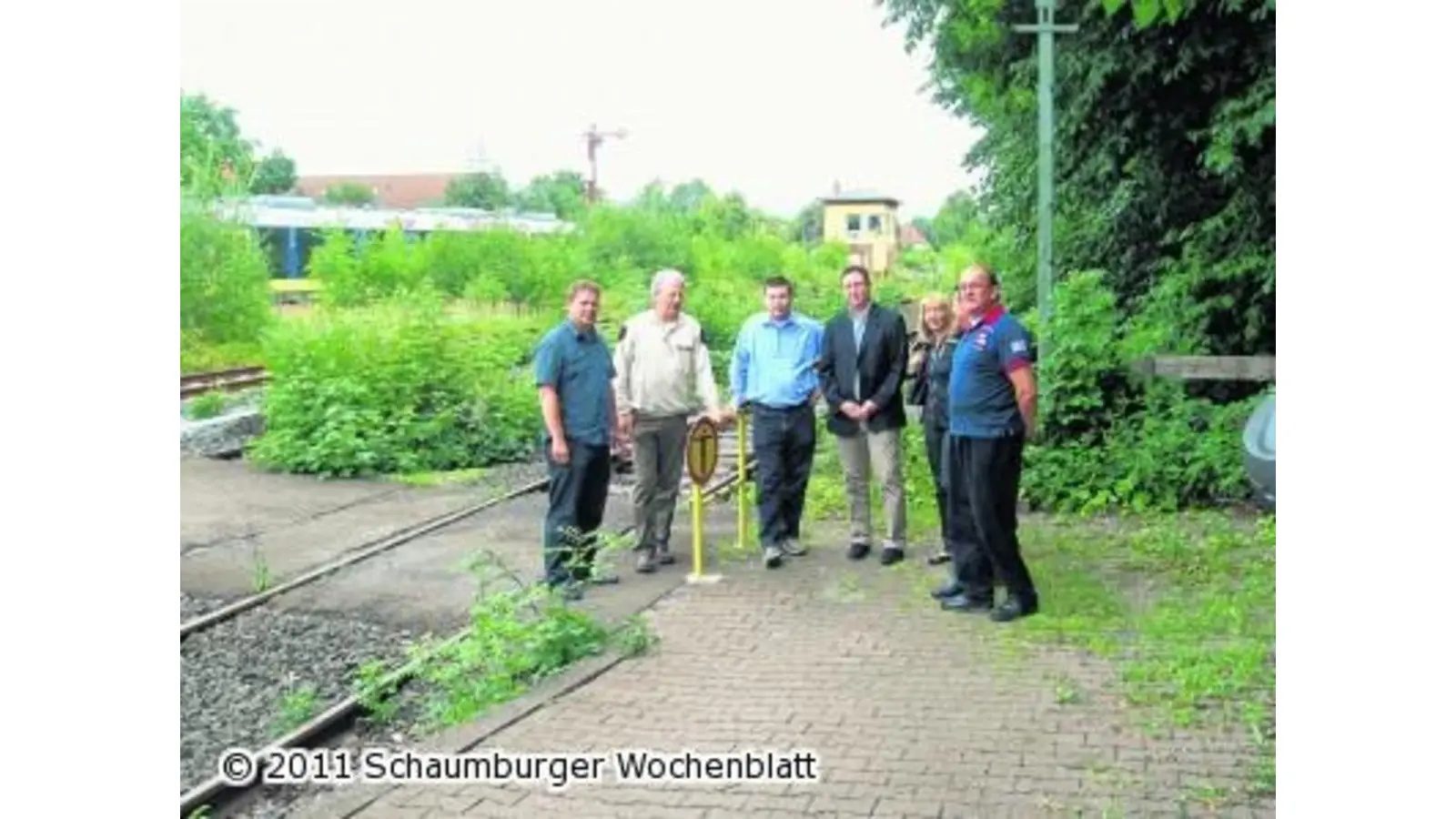 Der Bahnhof an der Weser gibt ein trauriges Bild ab (Foto: ste)